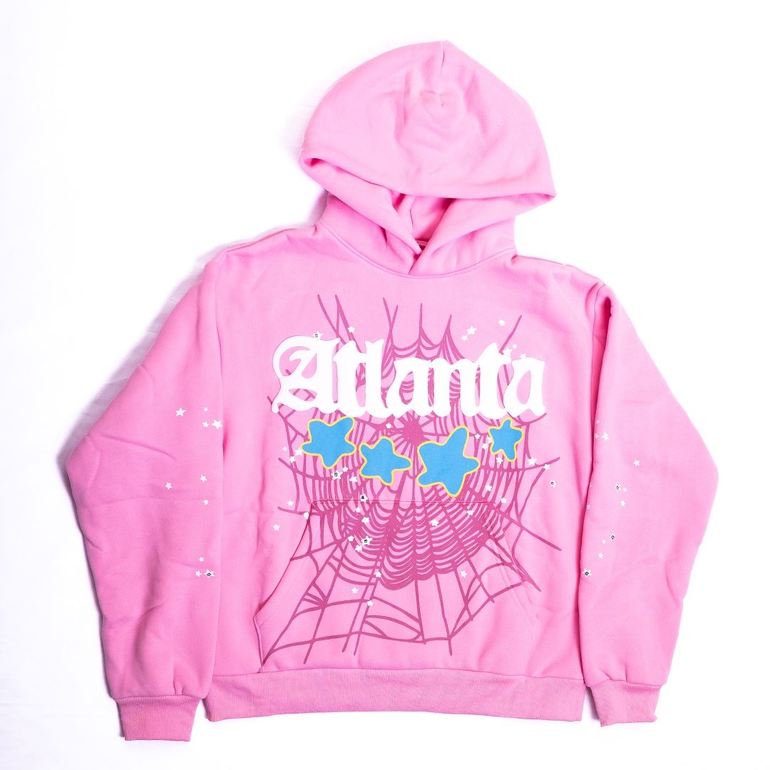 Spider Hoodie Pink 
