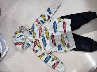 Toddler Car Print Carters Hoodie and Jogger Set