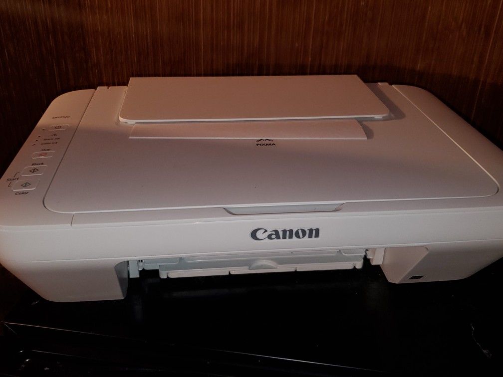 Printer with scanner and ink