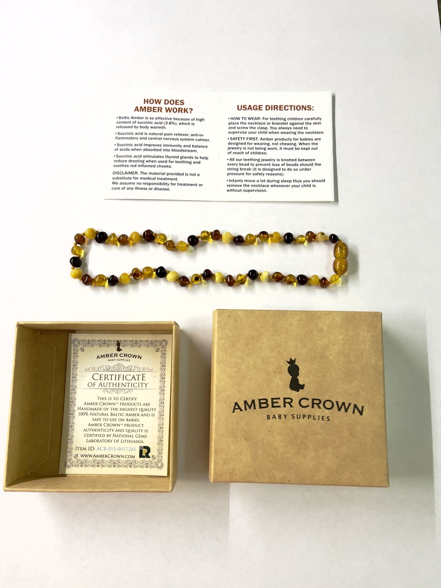 Amber Teething Necklace 