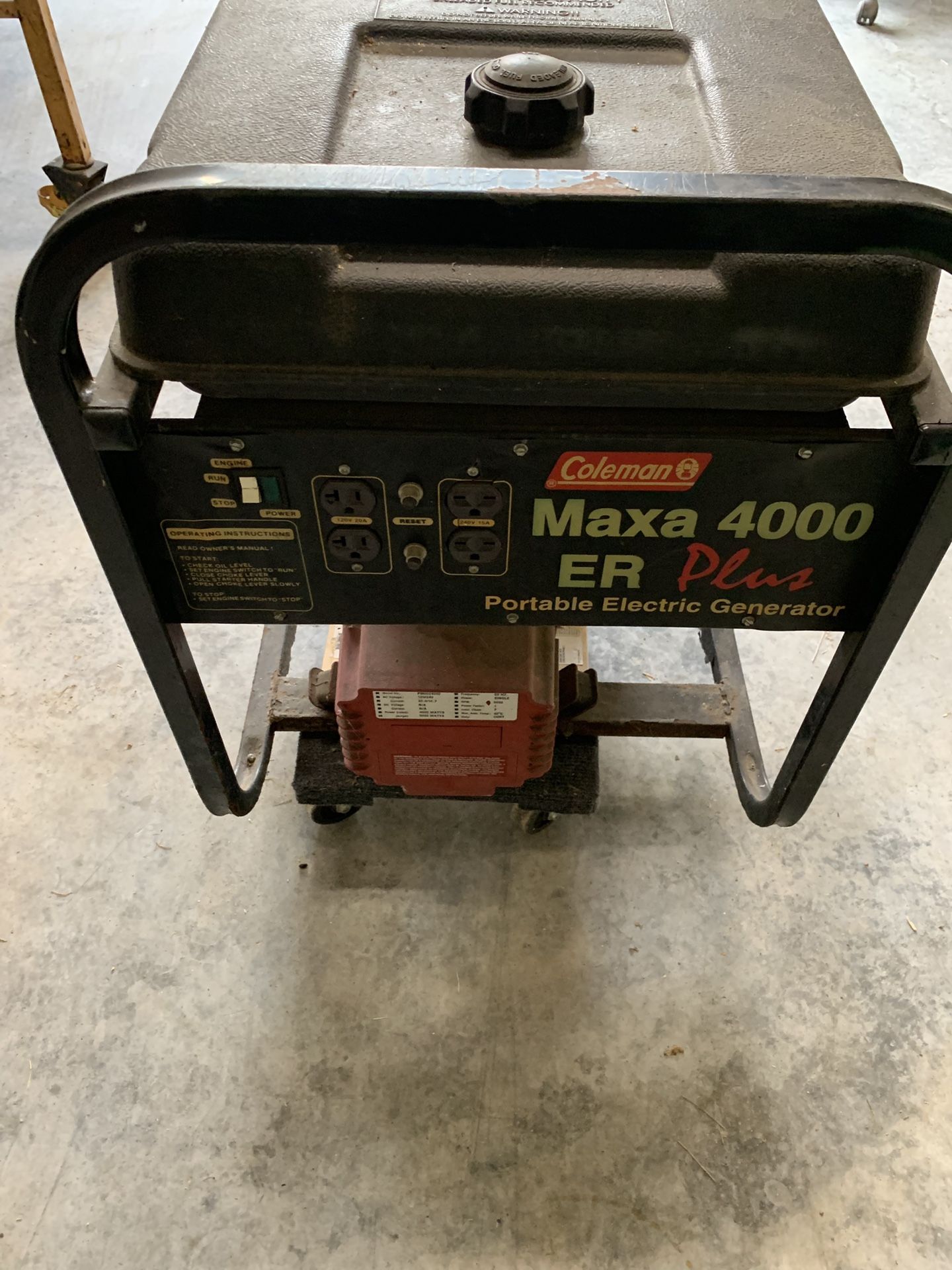 Coleman Generator 