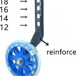 YJIA Bike Mute Training Wheel a Pair, for 12 14 16 18 20 inch Single Speed Bike…

