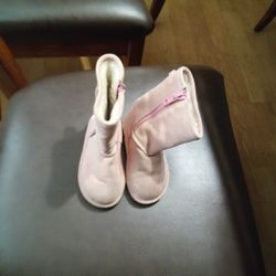 Baby Gap Toddler Girls Pink Winter Boots Size 6
