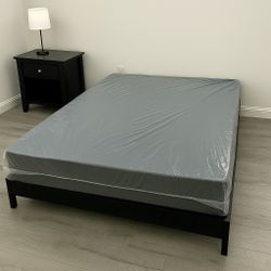 Full Box Spring | Heavy-Duty Wood & Steel Construction | Factory Sealed, Never Used | Low Profile & Standard | Delivery Available