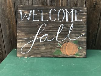 Welcome Fall Sign