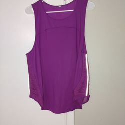 Purple Athletic Sleeveless Tank Top size 10