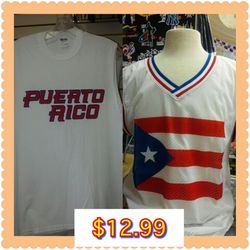 Camisas de Puerto Rico. Nuevas.