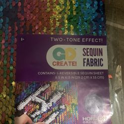 Flip Sequin Two Tone Effect Fabric 11.5x13 Inches $2 Each Multiple Available 