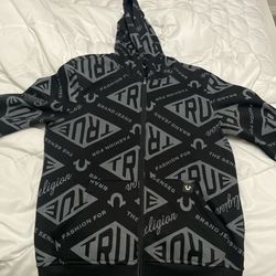 True Religion Zip Up Hoodie 