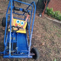 Blue Kids Murray Go-Kart with Roll Cage