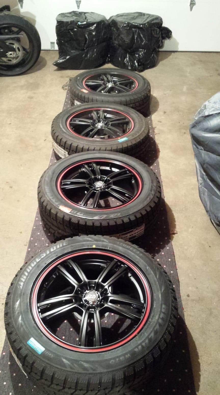 Blizzak tires with 235/55 R 17