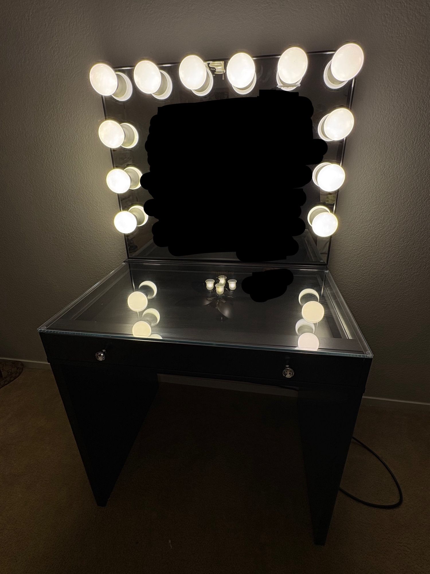 black impressions vanity