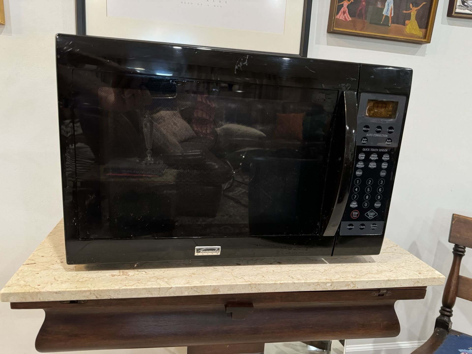 KENMORE ELITE CONVECTION MICROWAVE COUNTERTOP