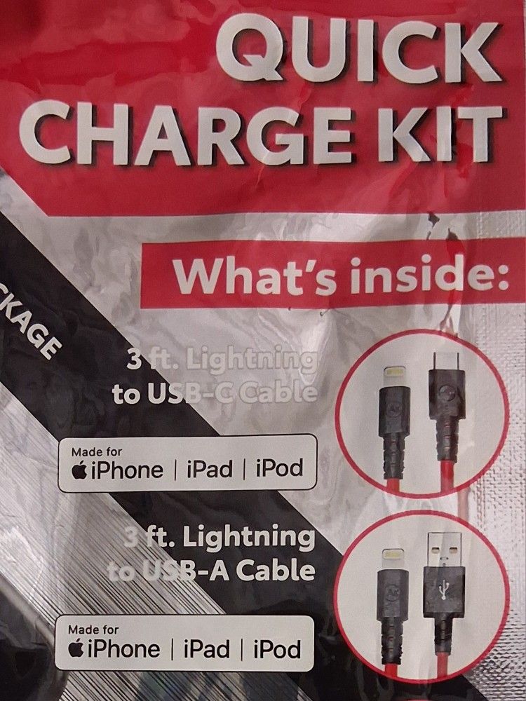Lightning Charging Cables For IPhone/IPad/IPod