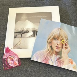 Taylor Swift TTPD “The Manuscript” Ghost White Vinyl Bundles