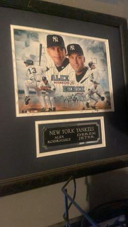 Yankees Derek Jeter & Alex Rodriguez autographs