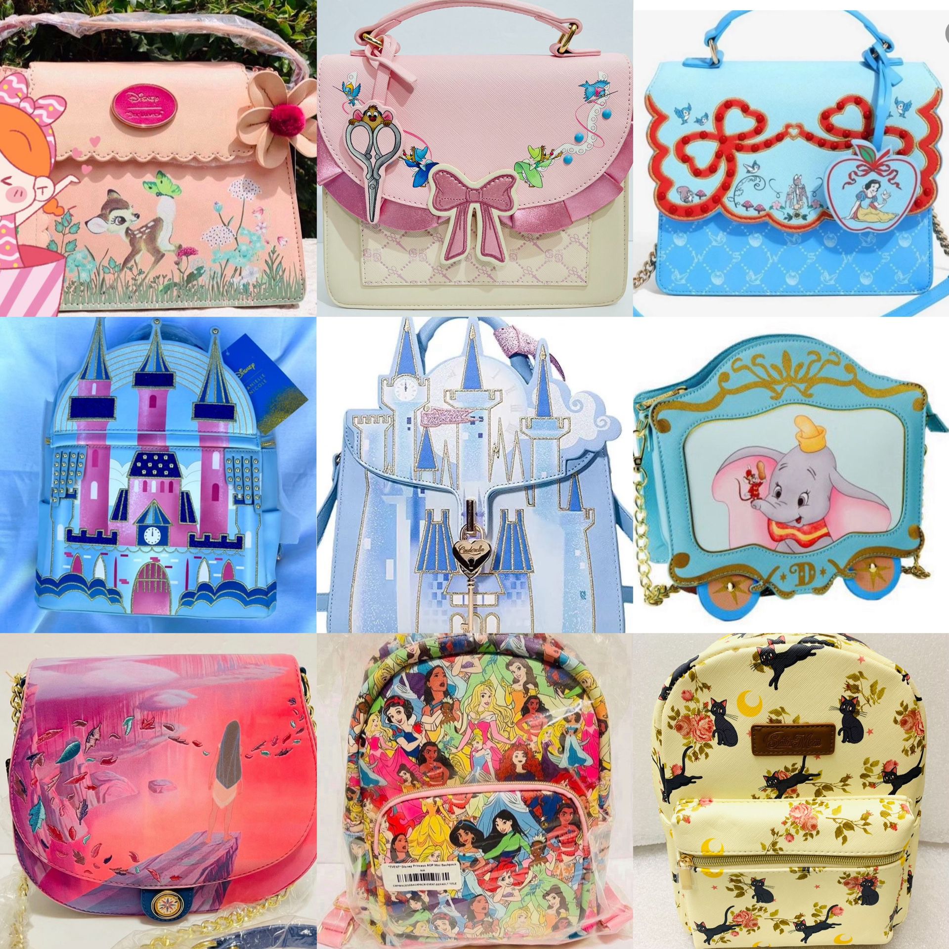$50 Each ❤️  Disney Sailor Moon Backpack And Crossbody Bag 