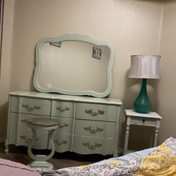 Antique Dresser Duel Night Stand Combo