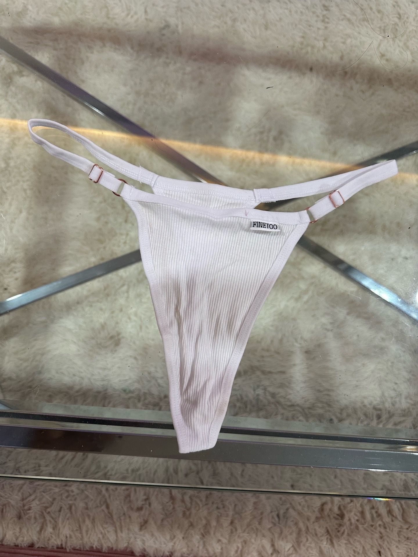 White thong