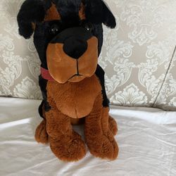 New Stuffed animal (dog) with tag approx H15”W9”