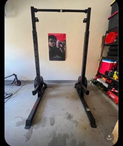 Ethos pro half Rack with dip bar