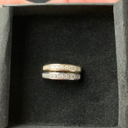 925 Sterling Silver Matching Rings CZ’s