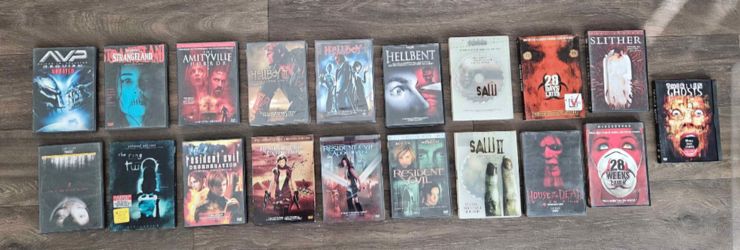 Horror/Sci-Fi DVD Lot 19 total $30