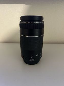 Canon EF 75-300mm zoom lens