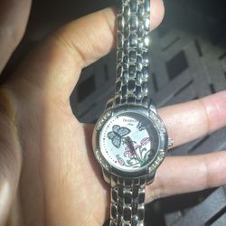Armitron Now Watch 75/3682SV Butterfly Dial Quartz Women's Watch