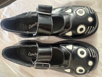 Anarchic by Tuk Black Cat Mary Jane Shoes