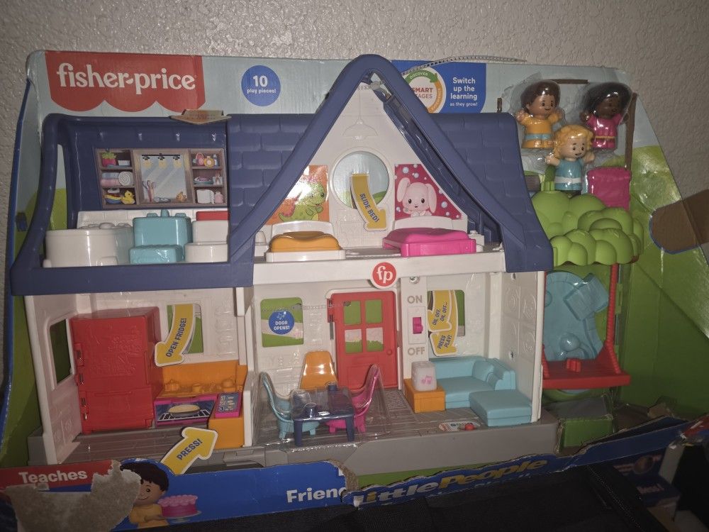 Fisher Price Friends House Brsnd New