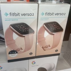 Fitbit Versa 2 Health & Fitness Smartwatch - Black/Carbon Aluminum Brand New 