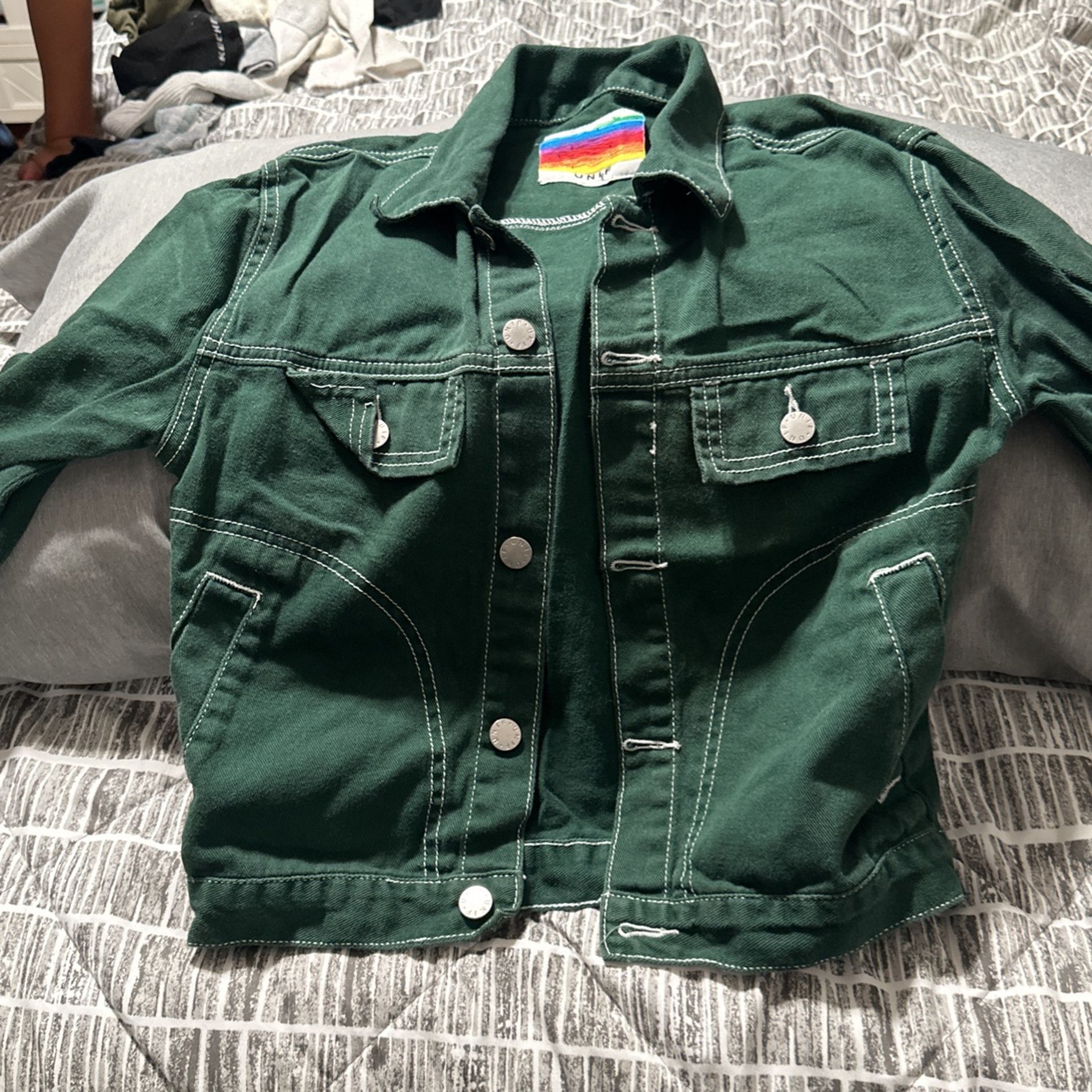 Denim Green Unif Jacket