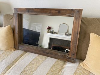 Wooden Mirror