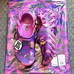 Crocs Echo RO Clog “Bape Grapeberry Camo”