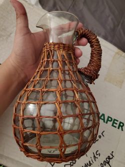 Glass pitcher