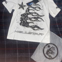 Authentic Hellstar Glitter P2P T-shirt Size large