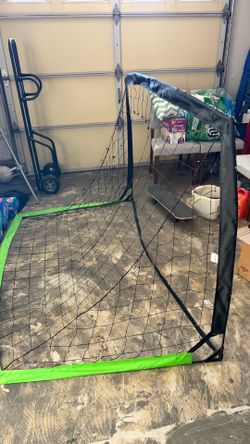 Soccer Goal Steel Frame Green/Black