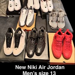 8 Pairs Nike Air Jordan’s  New  All Size 13 Men