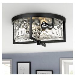Industrial Flush Mount Ceiling Light 