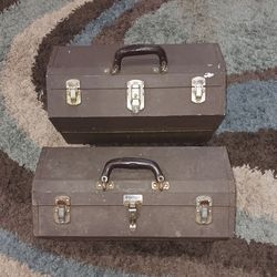 Two Kennedy vintage tackle boxes (empty)