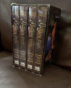 Visual Bible Matthew Deluxe Set VHS Easter!
