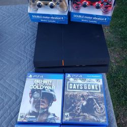 4 Great Zombies Games, 2 Sealed controllers & New Conditions Playstation 4 PS4 500GB $250! 1000GB $290! 2000GB $380! All works 100% can be tested
