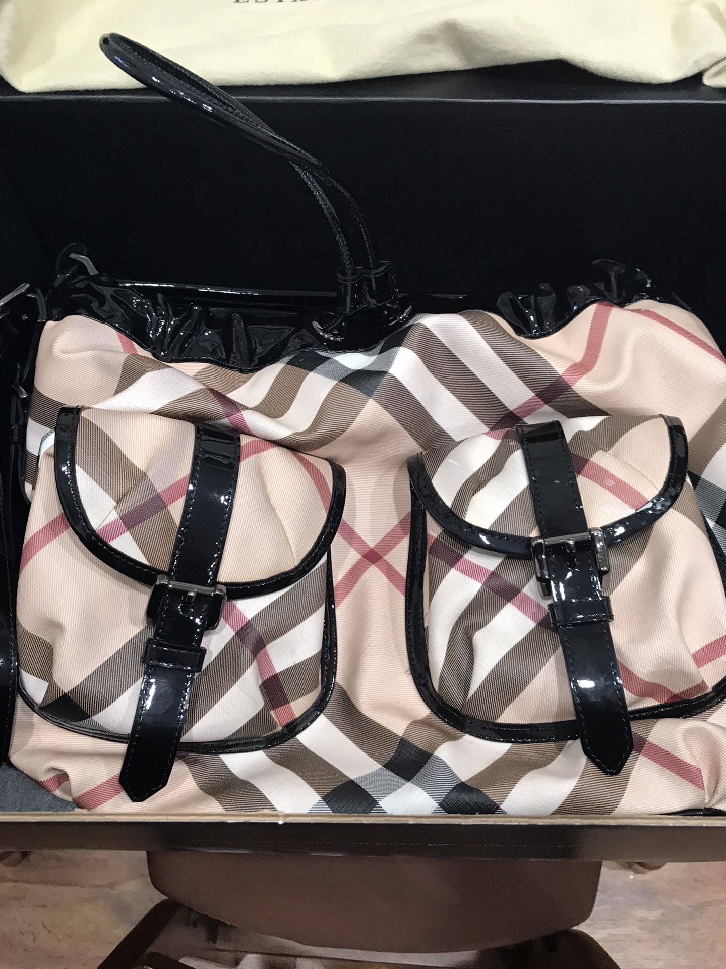 BURBERRY BAG WITH BOX & DUST BAG