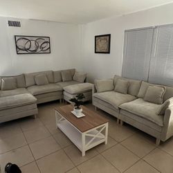 Selling Cloud Couch Sectional And Love Seat 