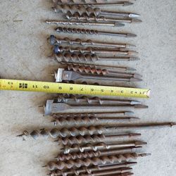 Antique and Vintage Auger Hand Drill Bits 