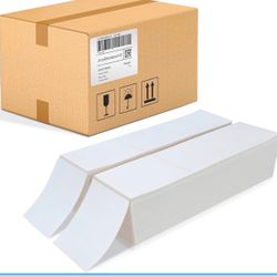 Genuine 4 x 6 Direct Thermal Shipping Labels, 4000 Labels / 8 Rolls, Thickened & Three-Proof, Compatible with Most Thermal Printer, Perforated, Strong