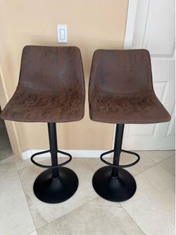 Adjustable Swivel Barstools