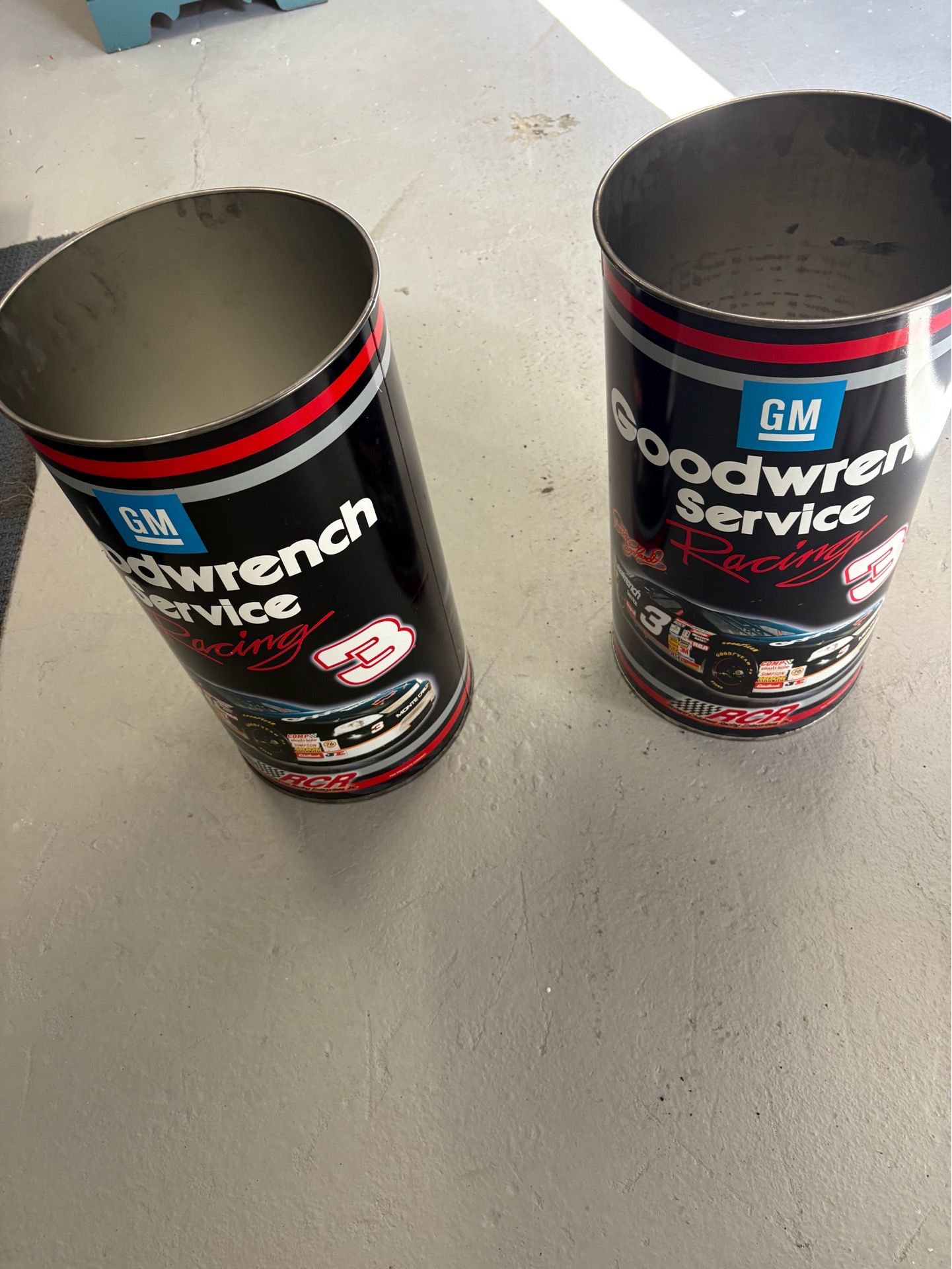 2 Dale Earnheart tins