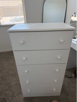 White dresser